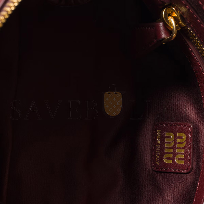 MIU MIU CAPRICE MATELASSÉ NAPPA LEATHER CLUTCH 58F130 (28*14.5*10cm) 